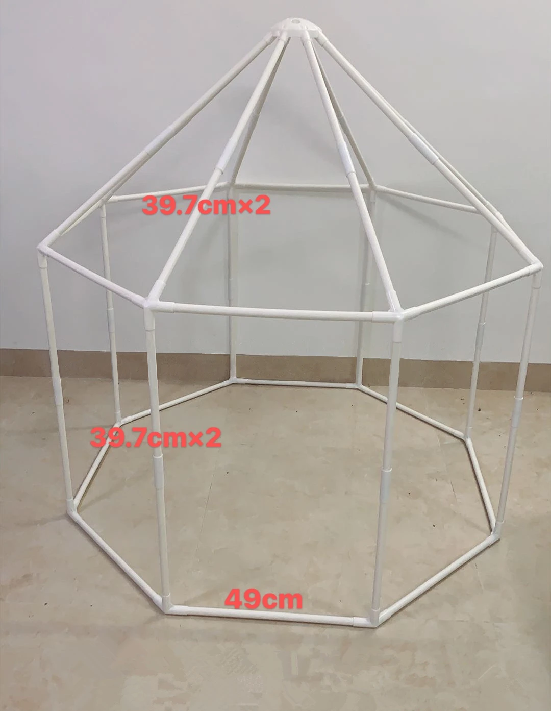 Factory Retail Indoor Octagonal Pavil White Cotton Canvas Play Toy Tent House for Kids Children Reading Corner