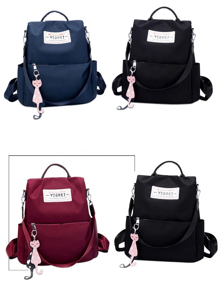 2021 high quality school bag shoulder bag fashion zipper ladies vintage purse backpack for women