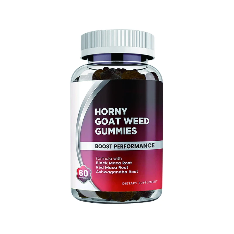 Hot selling Horny Goat Weed Gummies for Men & Women Natural Supplement Energy Boost Horny Goat Weed Gummies