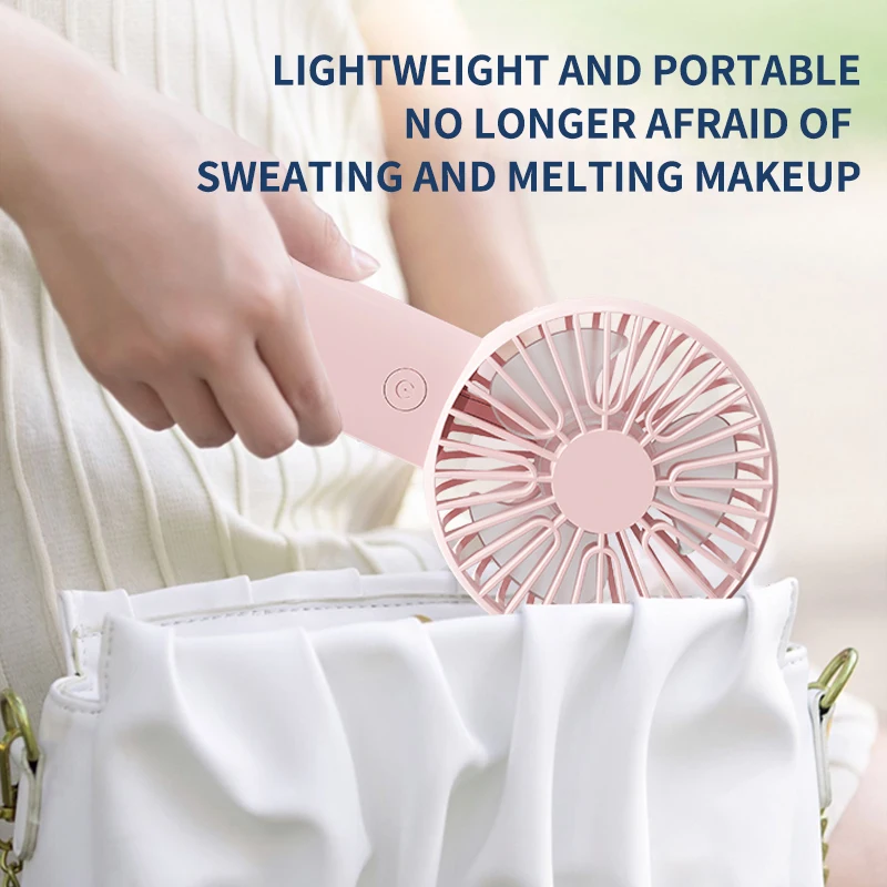 Mini Outdoor Electric folding Small Handheld Rechargeable Battery Usb Handy Pocket Foldable Mini Portable Fans