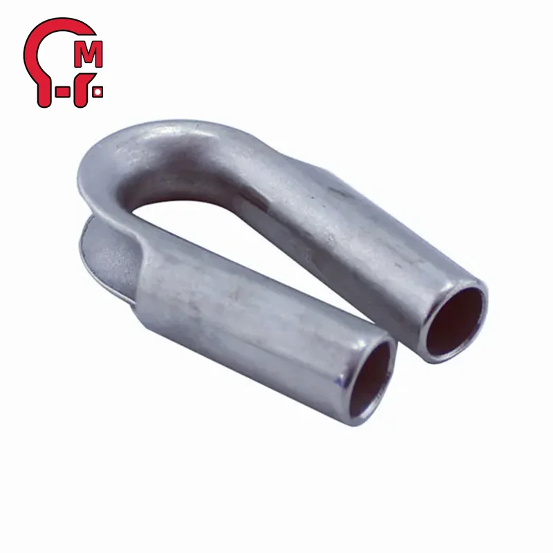 HLM Super supplier hardware rigging high polished stainless steel tube wire rope thimble