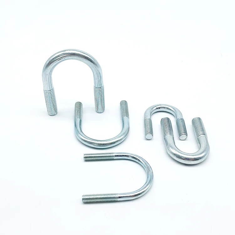 U Bolts Stainless Steel U-Bolt M8 M10 Galvanized Round Bend U Bolt Din 3570