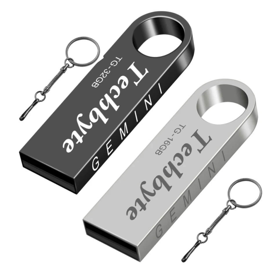 Custom Logo Mini Waterproof Metal Usb Stick 16GB 32GB Memory Pendrive 4GB 64GB 8GB Usb Flash Drive (Over 100pcs  Free Logo)