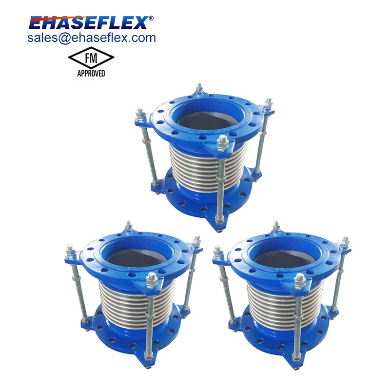 FM Metal Flexible Bellow Double mental expansion joint Fitting flexible bellow