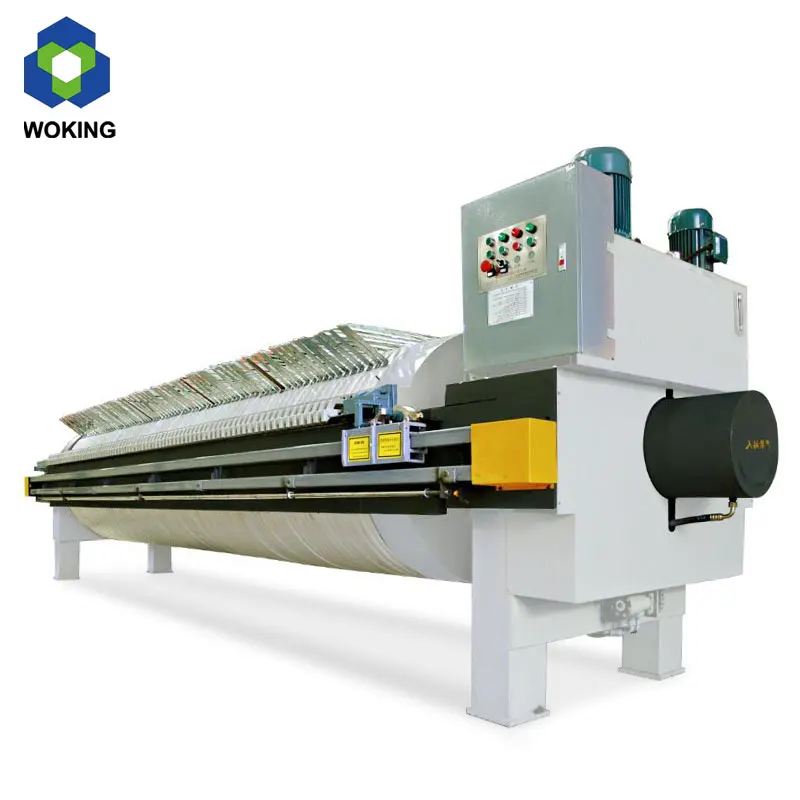 hydraulic filter press sludge dewatering