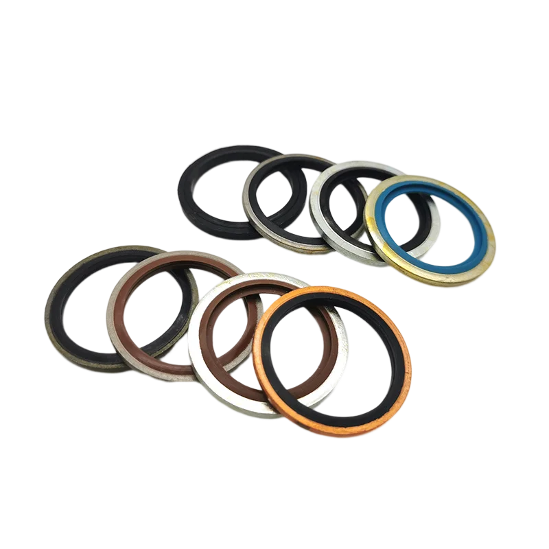 China Factory Supply NBR Rubber Gasket Bonded Sealing Washer Metal Compound Gaskets