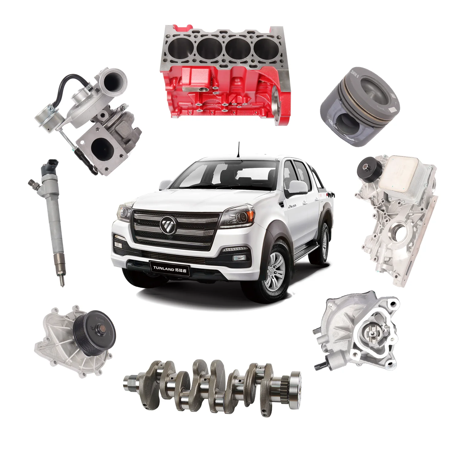 4990601 0445020119 Original Quality Tunland Pickup Engine Fuel Pump For FOTON CUMMINS ISF 2.8