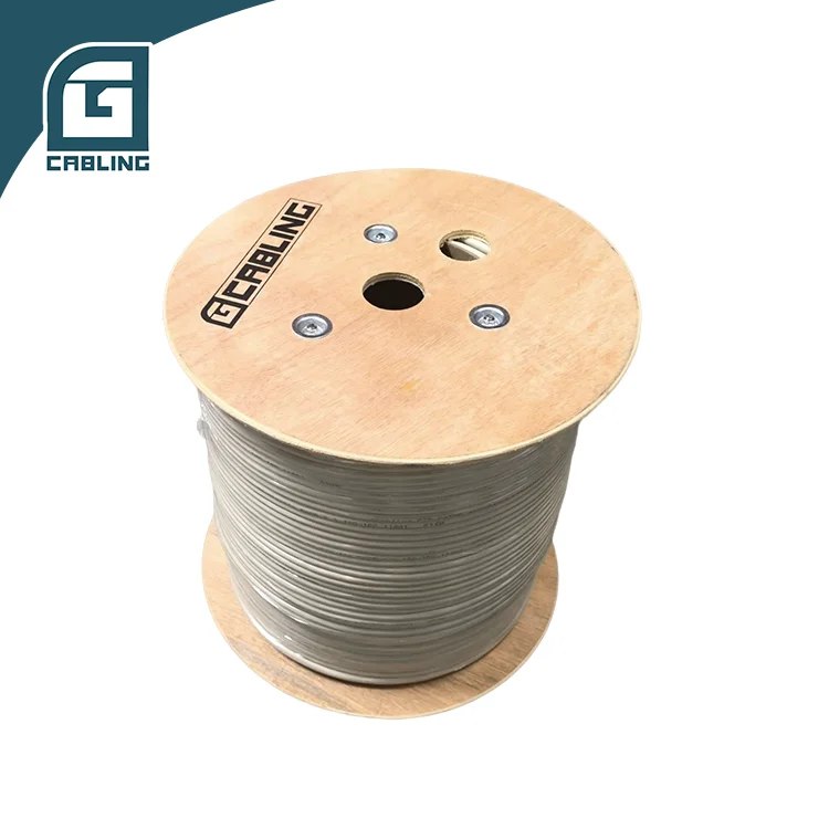 Gcabling OEM Factory rj45 connector ethernet cable cat 6 network black cable flat lan internet cable