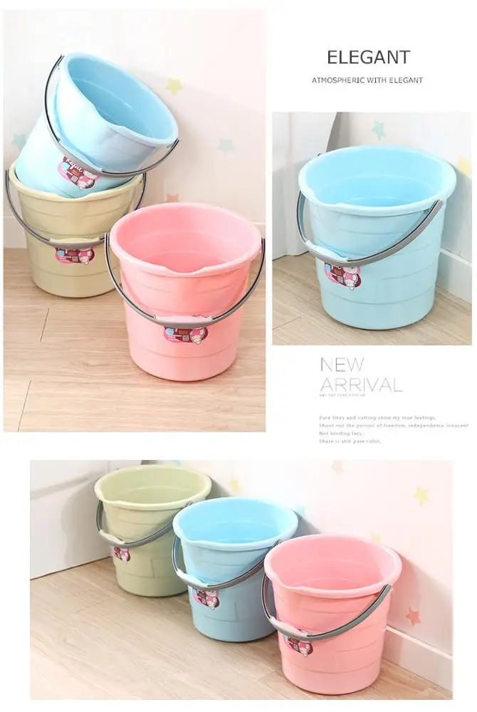 Houseware Glow Bucket 20.8 L cheap water storage plastic bucket with the mouth/spout