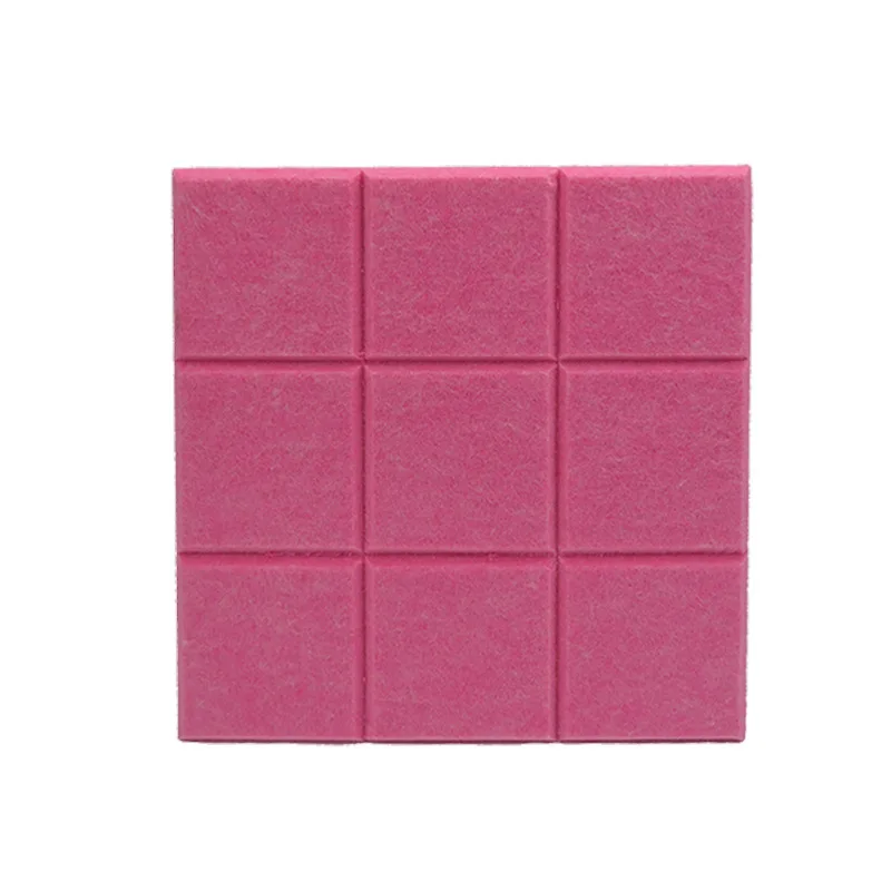 Polyester Fiber Sound-Absorbing Board Soundproofing Cotton Conference Room Piano Room Soundproofing Board