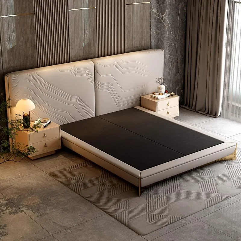 buy now! king queen bed frame set and headboard Bedroom Furniture Home Furniture Modern Melamine Bedroom Set