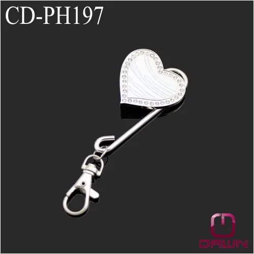 Heart Shaped Bag Hanger Key Finder