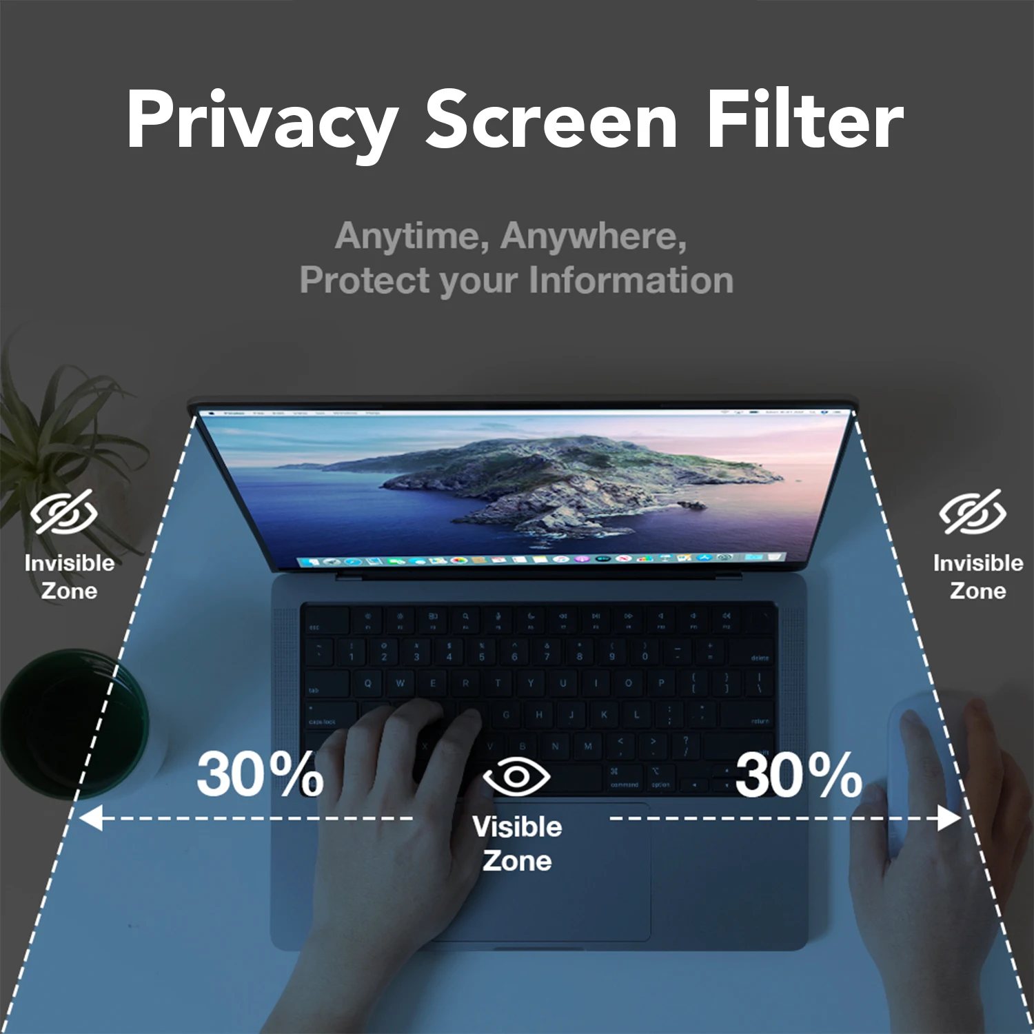 Customized For Computer Display PET Protective Film Laptop Privacy Screen Film