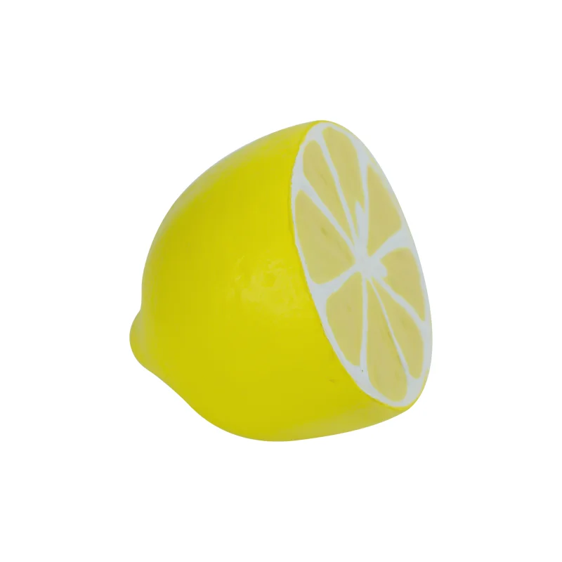 PU Foam Soft Toy Squeezable Fruit Shaped Stress Balls Anti Stress Toy for Kids