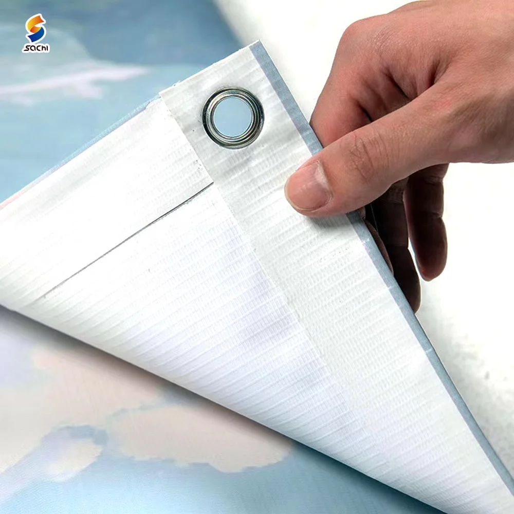 Outdoor advertising fabric banner with custom print Mesh Vinyl Flex Banner Ceiling Hanging Signs Windshield Promotional Banners