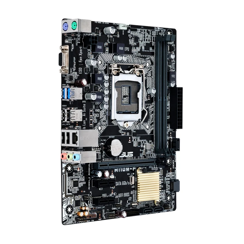 H110M-F FOR ASUS LGA1151 Intel H110 2xDDR4 DIMM Micro ATX form factor