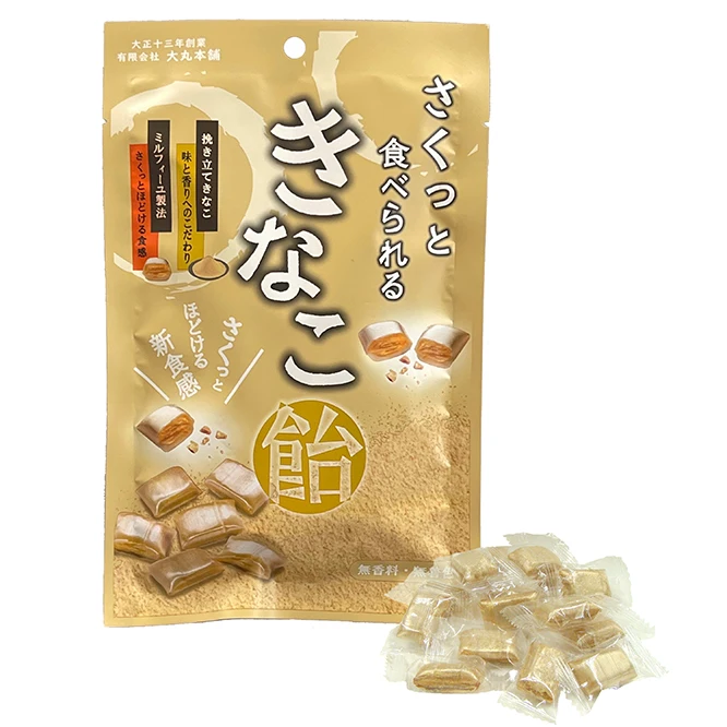 Ingenious healthy roasted whole soy flour food Japan sugar soft candy