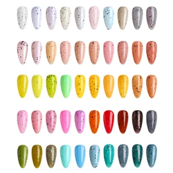 professional nail vendor supply Wholesale bulk Snowflakes self leveling uv gel polish private label rubber base nails
