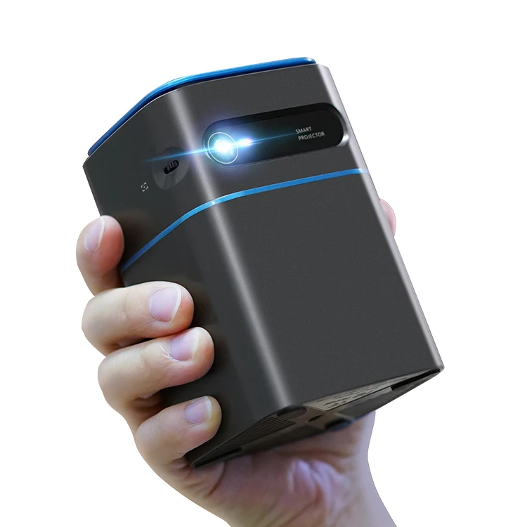 HOTACK video wifi android 9 smart mobile phone portable home theater 1080p pico pocket dlp projector 4k hd led mini projectors
