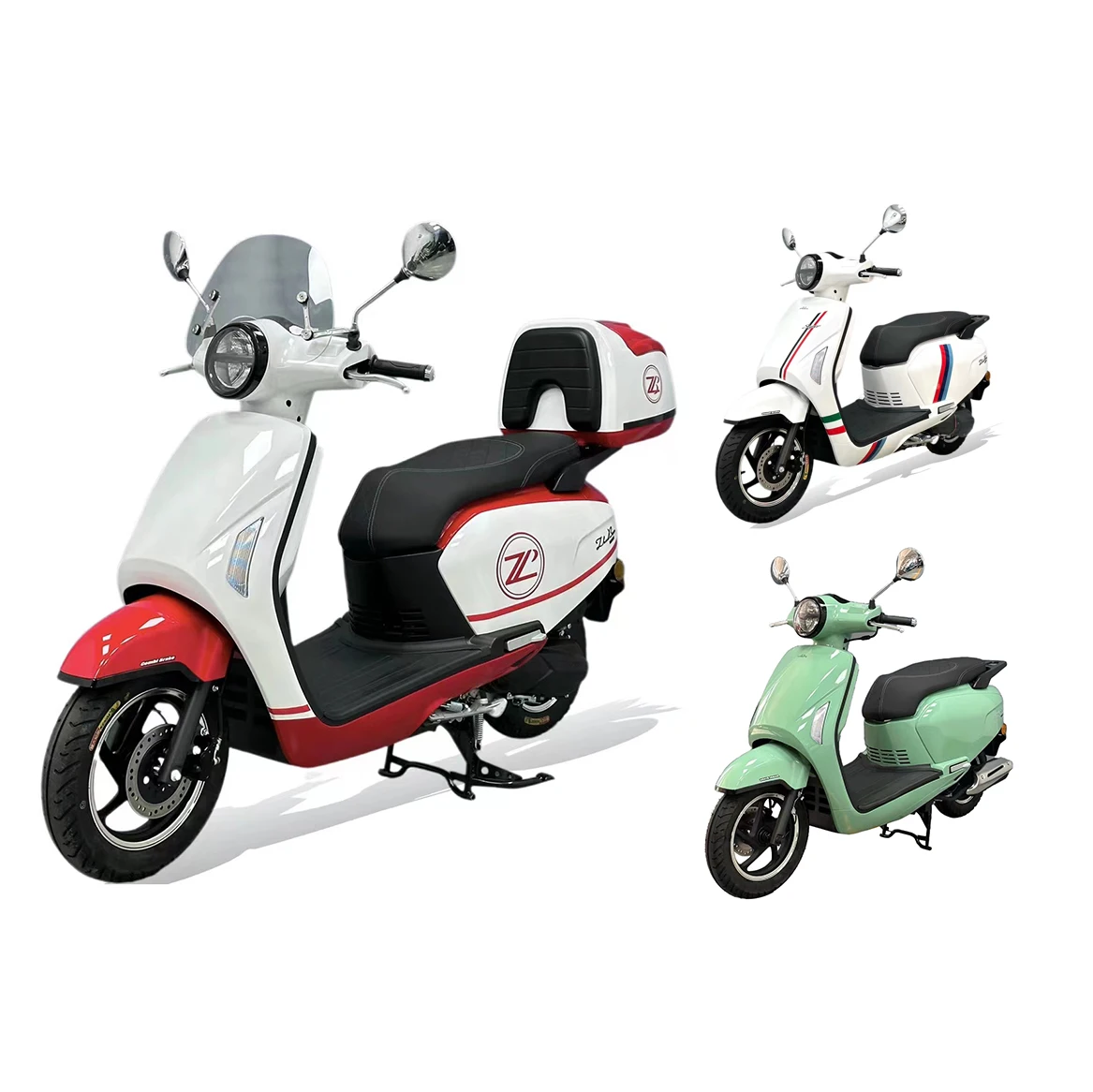 City Vintage Scooter Motorbike Gasoline Motorcycle for Adults 2-wheel air Cooling