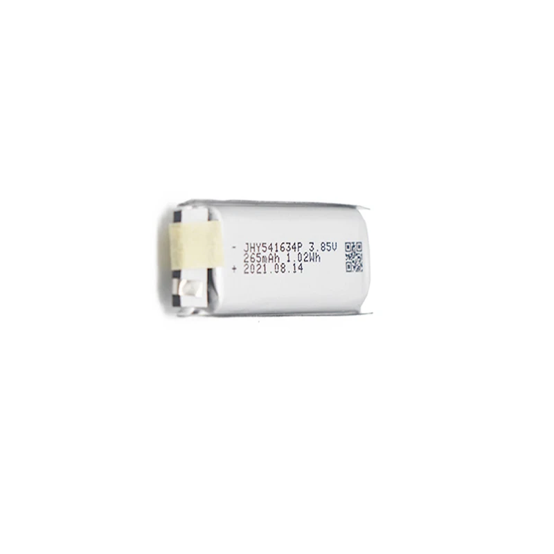 JHY high power 541634P 265mAh lithium polymer battery