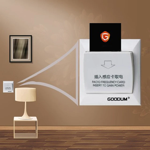 Goodum hotel lock !!!RFID  USA ansi standard free hotel system electronic smart door lock