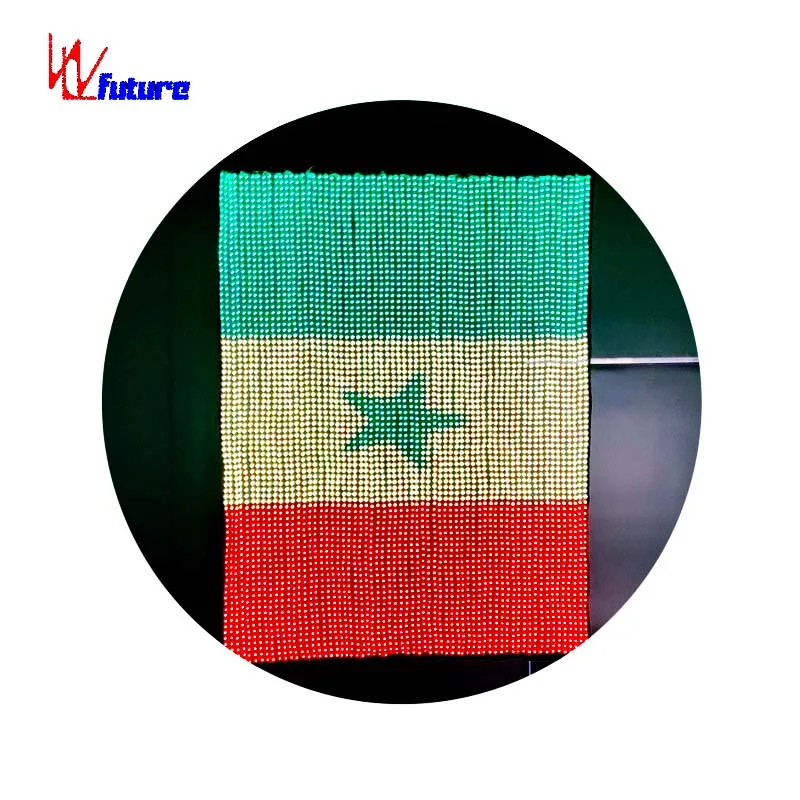 LED 5400 Pixel Visual Flag Video Text Display  Entertainment Advertisement use