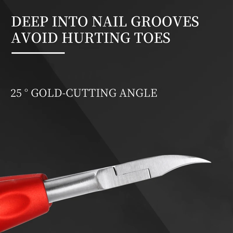 Nail Cuticle Cutter Grooming Tool Finger Toe Nail Dead Skin Scissor Nail Clipper Nipper Manicure Tool with ABS handle