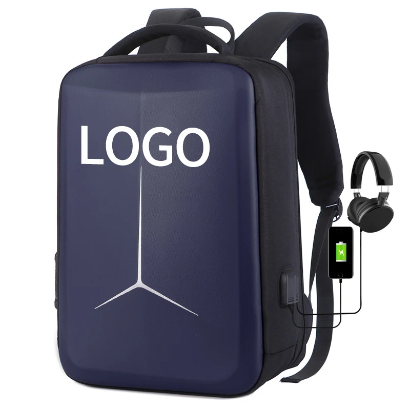 Oem Waterproof Anti Theft Business Back pack Hard Case Man mochilas Laptop Backpacks With Usb Charging Port