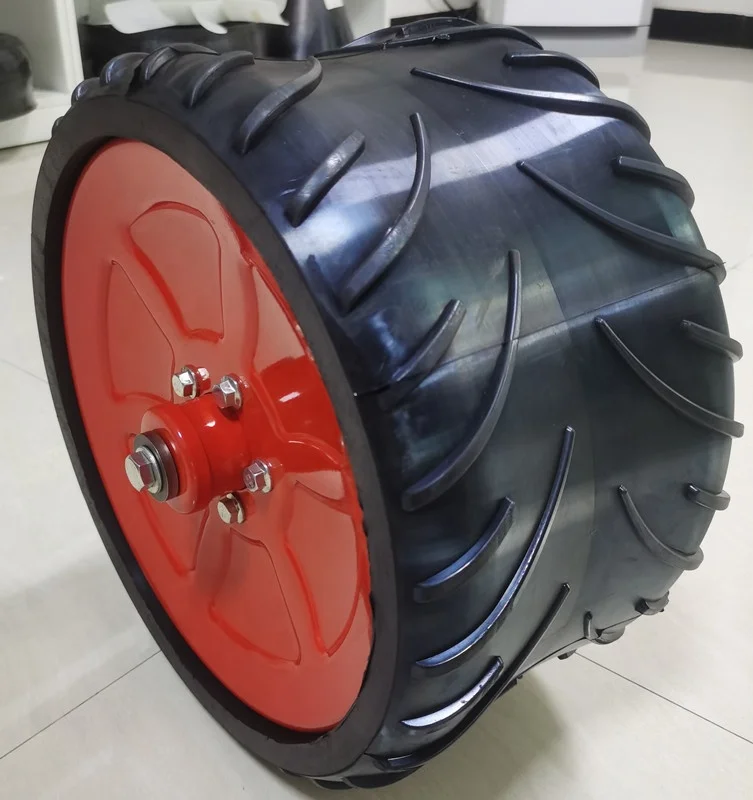 light-duty and heavy type sower 360x210mm grain drill traction type semi-pneumatic seeder firming wheel