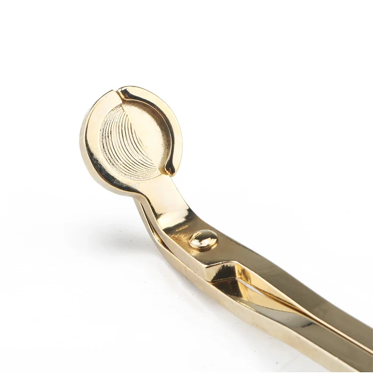 Simple Style Gold Stainless Steel Candle Tools Wick Trimmers
