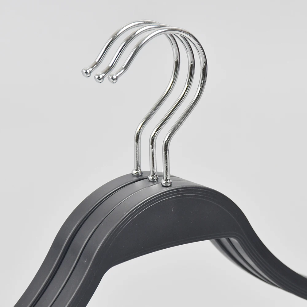 Sample Free Zara style wholesale adult baby kids coat clothes plastic Hangers for shopping store