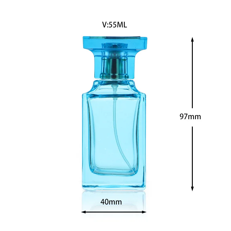 High Quality Luxury Design Parfum Botol Manufacturer 30ml 50ml  Glass Empty Refillable Spray Beautiful Perfume Bottle