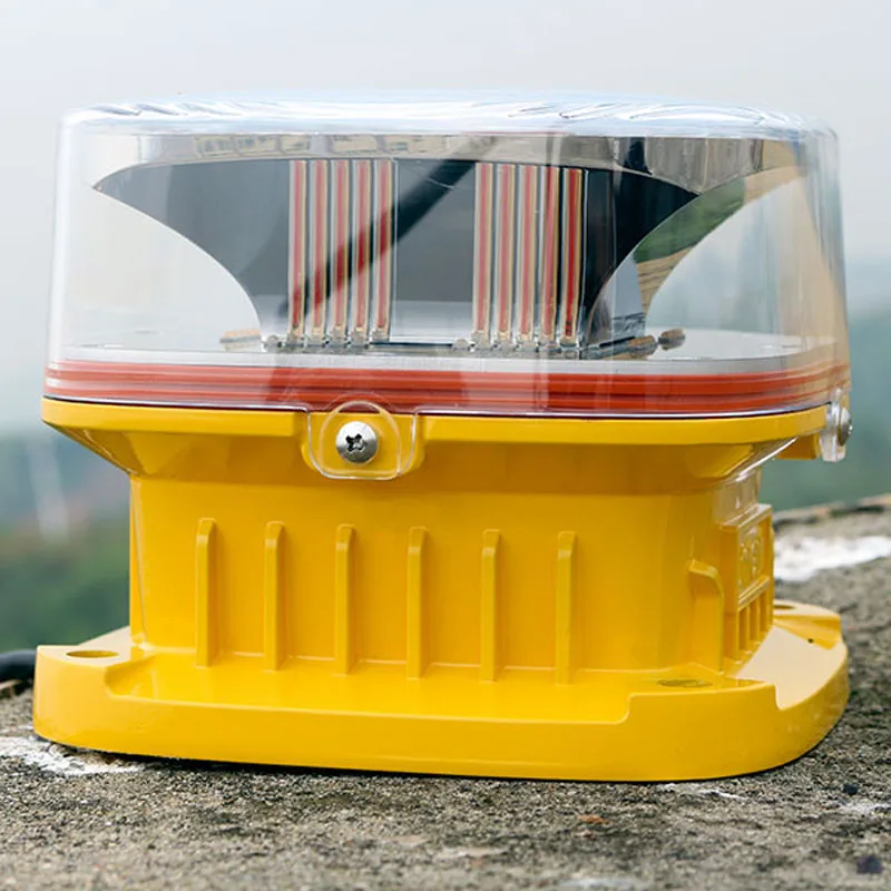 ICAO FAA Low price Solar LED aviation beacon light/tower blinking lamps/aircraft warning lamps singapore for wholesale