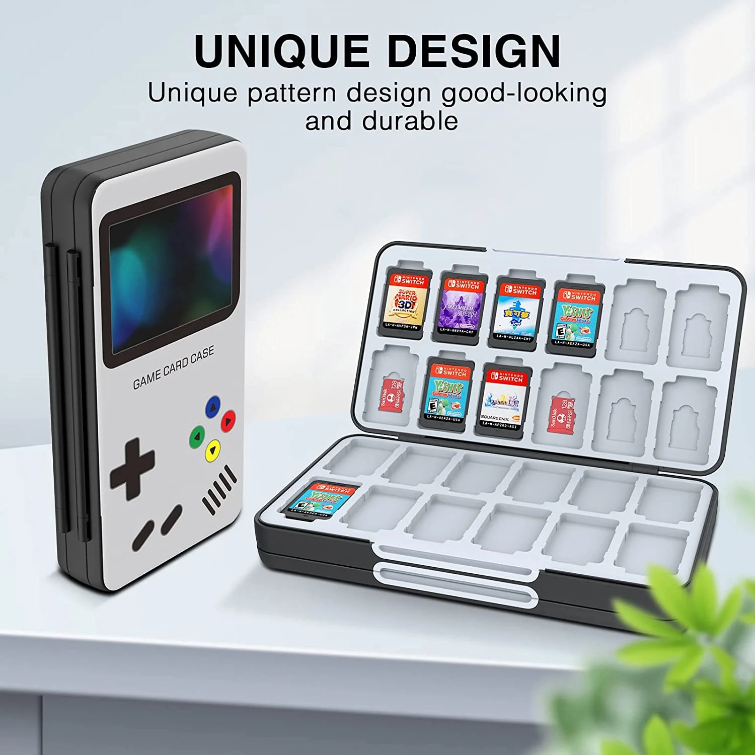 Custom 48 Slots Game Card Case Storage Box Game Accessories For Nintendo Switch Games Holder Cartridge Case