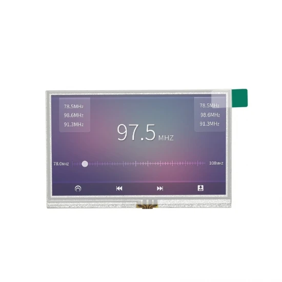 4.3 inch TFT LCD 480*272 resolution  HX8257 IC lcd display module with RTP