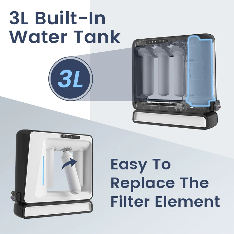 2023 Small Ultrafiltration Under Sink Reverse Osmosis System Carbon Water Filter For Tap  Machine Purifier