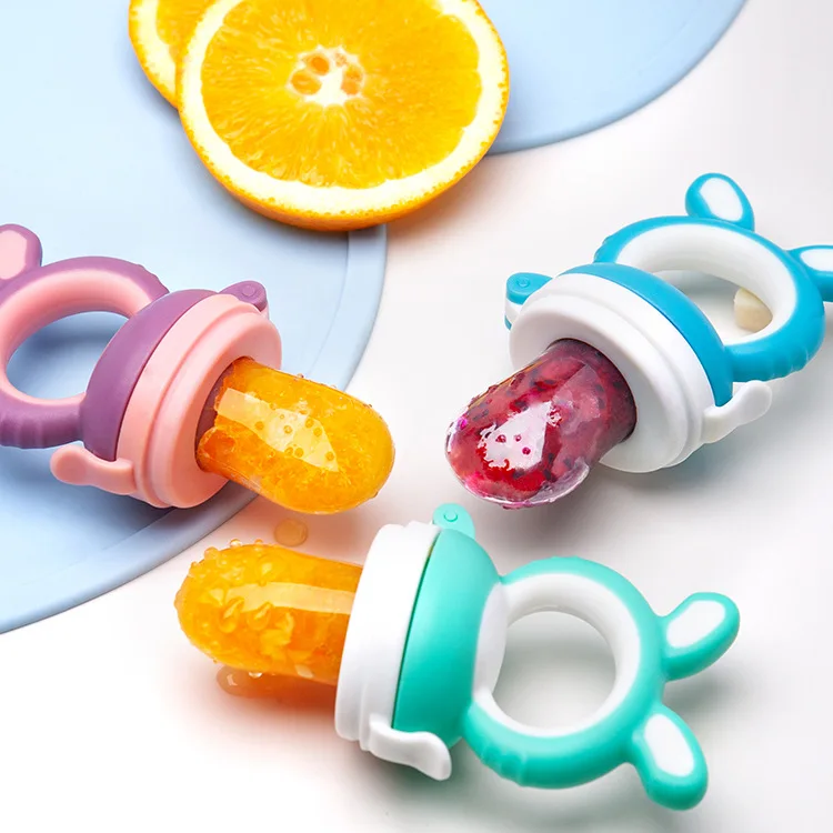 Feeding Supplies Fruit Vegetable Silicone Nipple Baby Feeder Pacifier