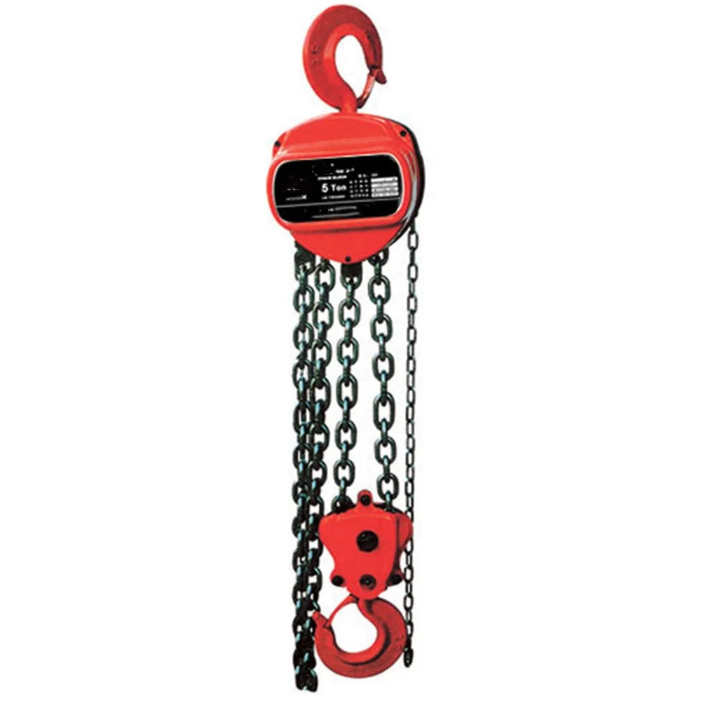 5 tonne Manual Lifting Tackle Pulley Chain Block Hoist Block & Accessories