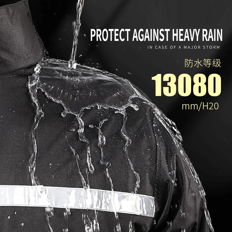 Custom Motorcycle Pant Jacket Sets Outdoor Waterproof Rain Coat Rainsuit Raincoat