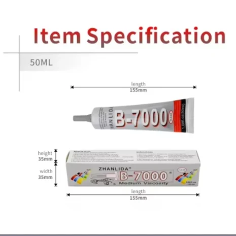 Hot Selling Multipurpose Glue for Repair Mobile Phone Electronic Maintenance Liquid Glue-Zhanlida B7000 50ML
