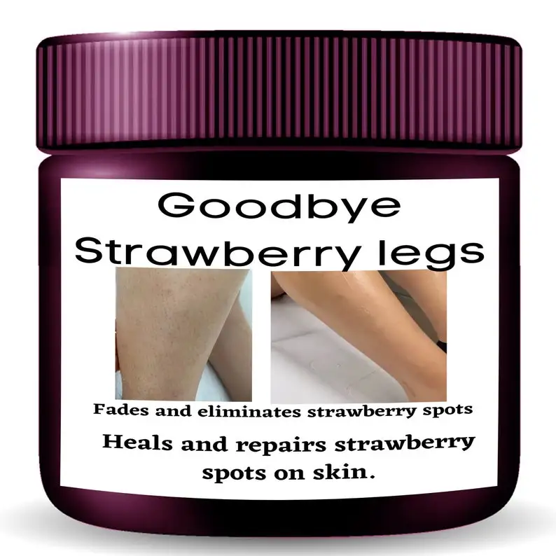 Strawberry Legs Cream Fades Strawberry Spots All Over Skin Smooth Strawberry Legs Exfoliating Cream