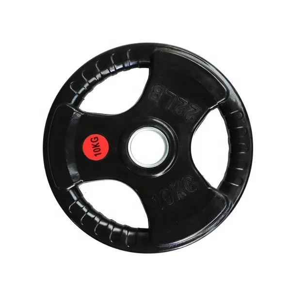 Factory Direct Three-hole Hand-held Gym Barbell Weight Plate