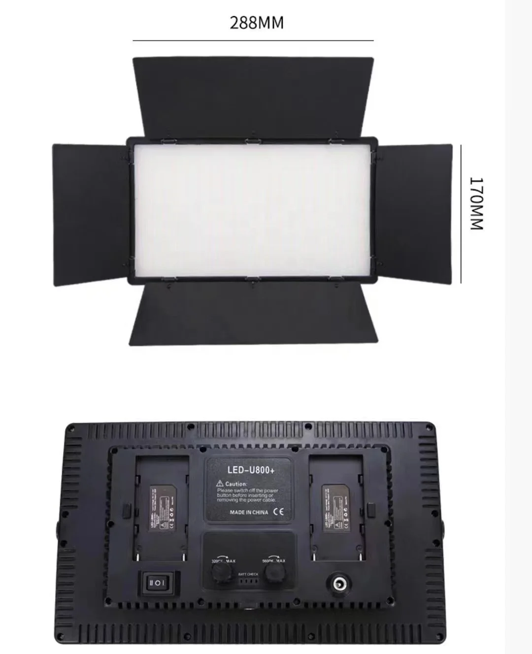 Лидер продаж профессиональная лампа для фотосъемки u600 u800 светодиодная мягкая панель DSRL беззеркальная камера