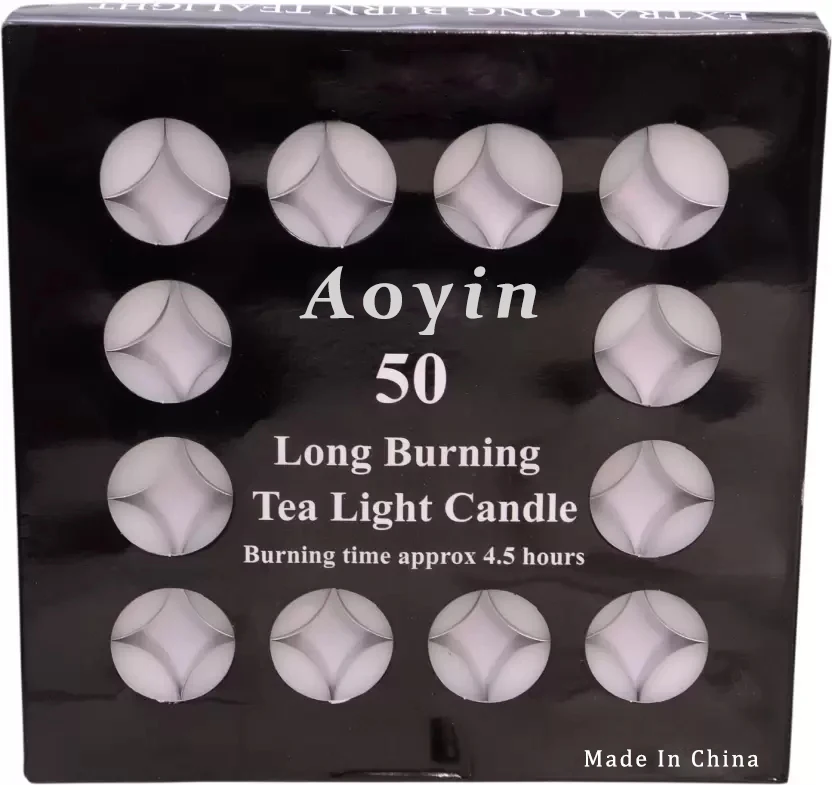 Cheap 50pcs 100pcs box packing diwali diya tea light candles