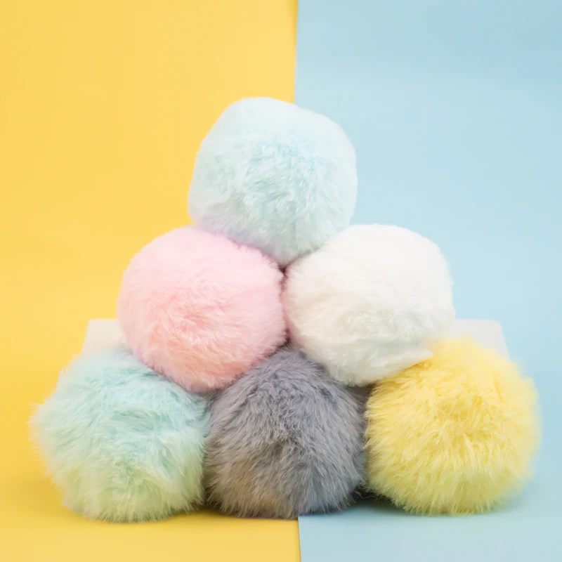 Cute plush silicone bouncing ball child safety plush toys BPA-free silicone ball sensory toy for gift