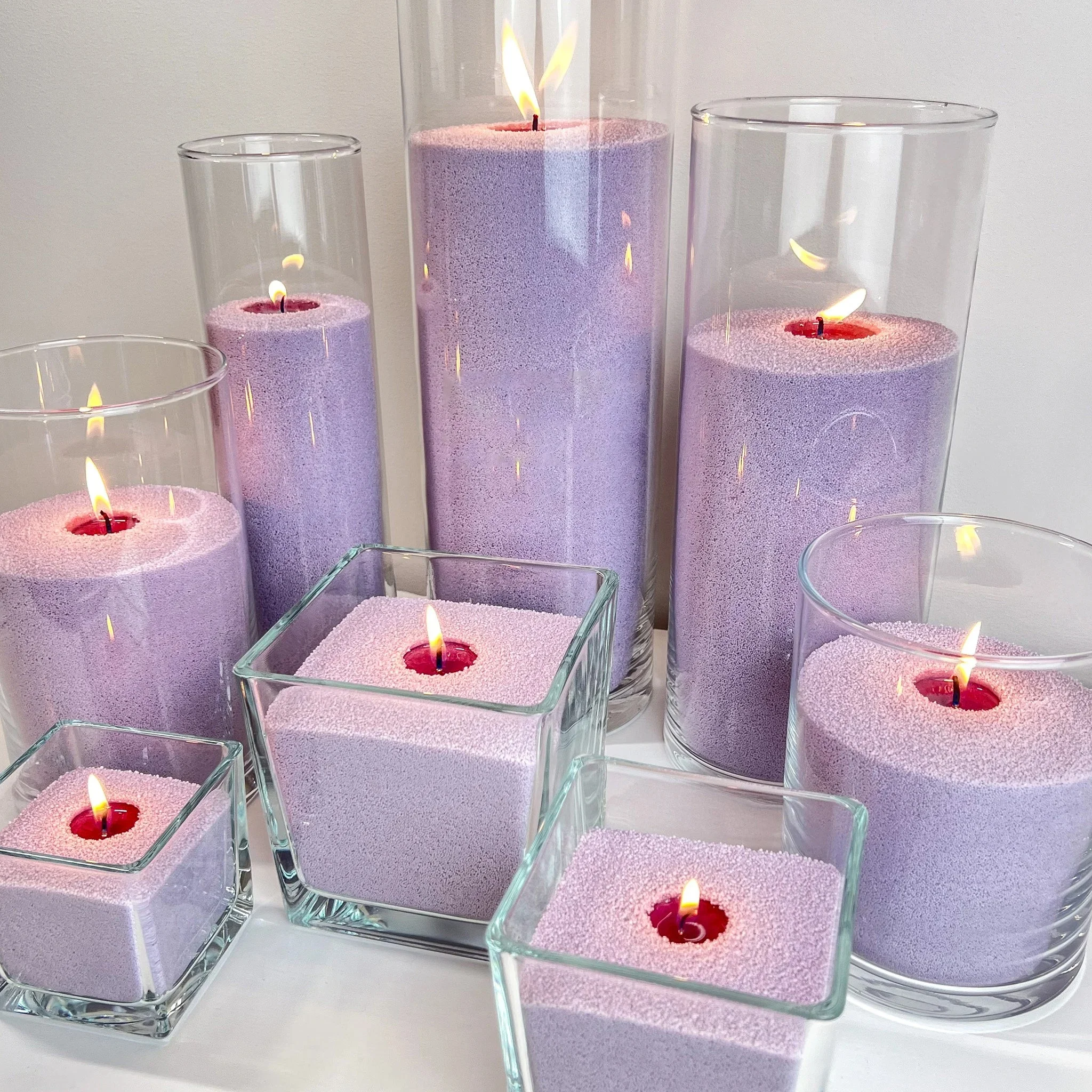 Bulk Pearl Wax Sand Wax powder floating candle Wedding decoration aromatic colorful sand wax candle