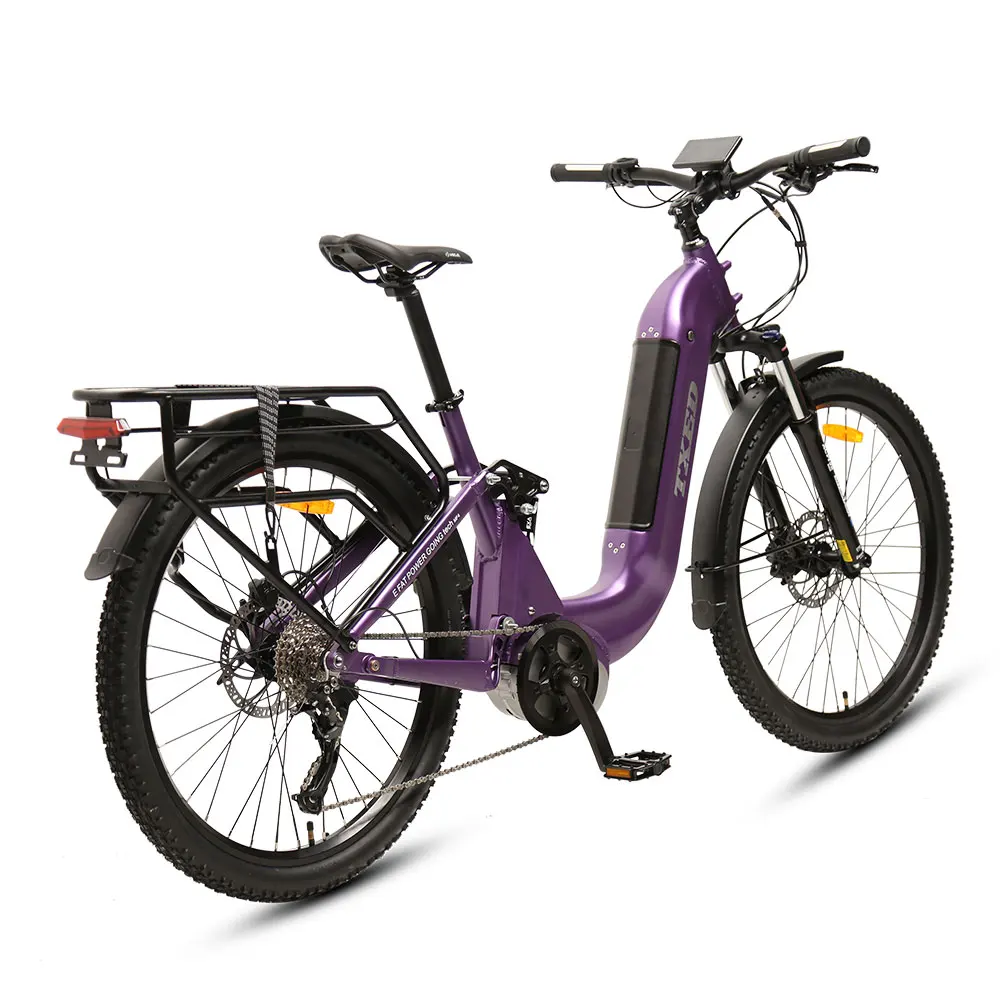 TXED 36V Electric Bicycle  Hidden Lithium Battery 7 Speed Cargo Electric City Bike