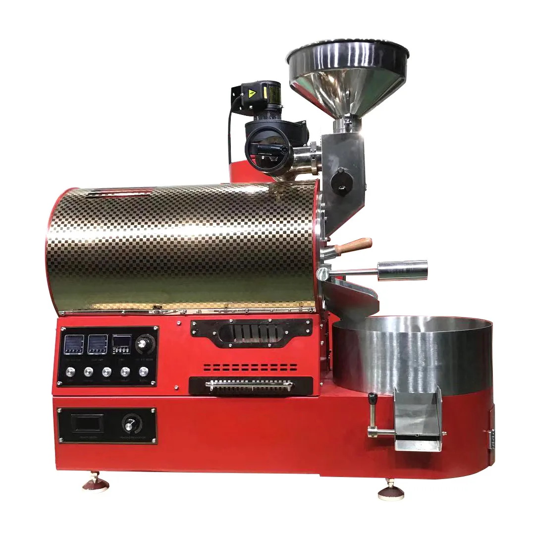 
Factory outl coffee roaster machin 1kg / 1.5kg coffee shop special electric heating and gas heating baking Roasted bean machine 