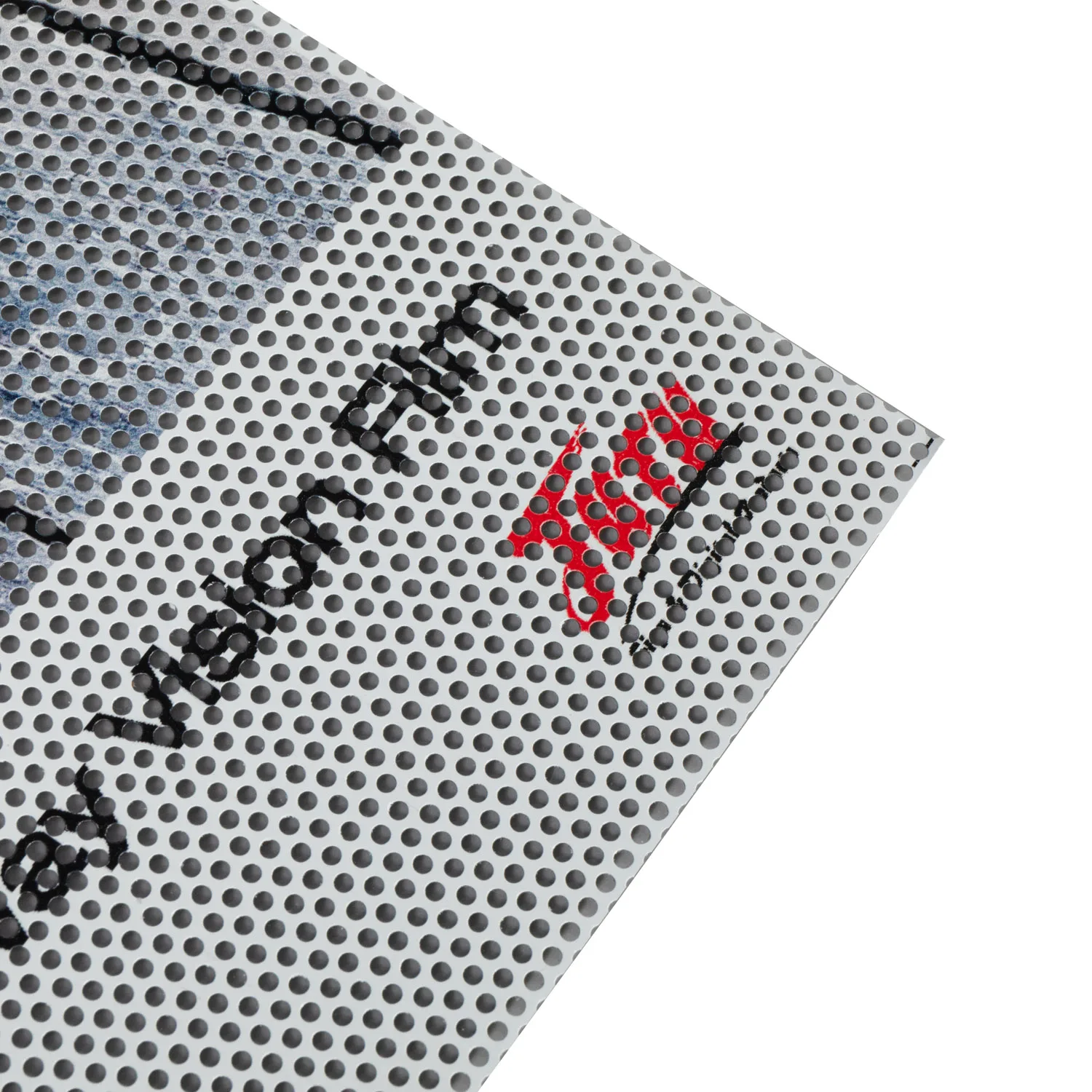 Factory perforated vinyl see through sticker heat rejection building window film printable pvc sticker vinyl mesh one way vision